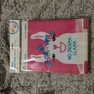 3/$20.00 Twenty-five (25) recyclable sandwich bags cactus llama